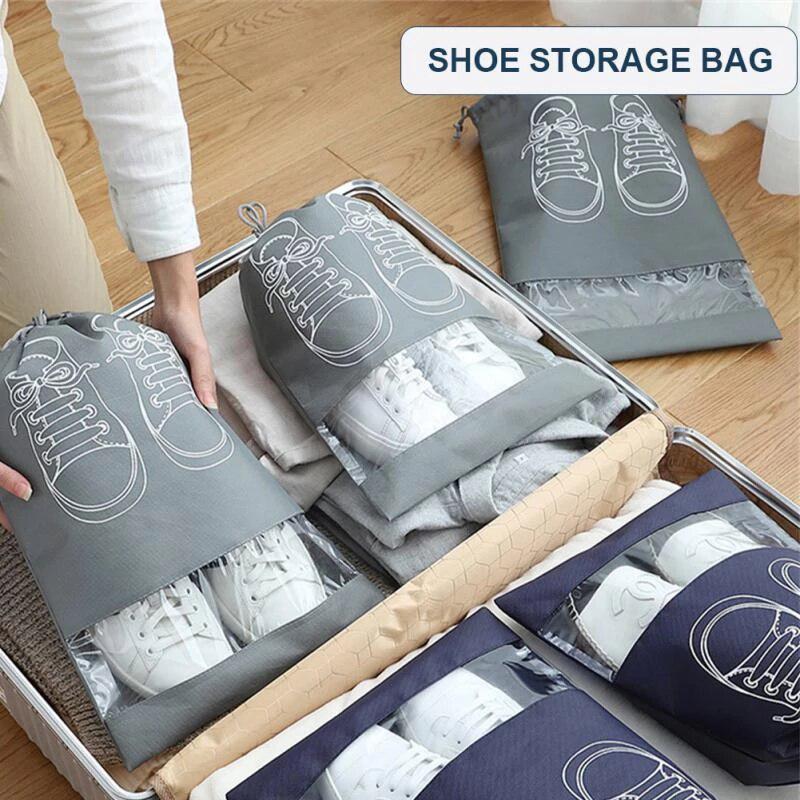 Portable Travel Shoe Bag Pack of 2/3/4