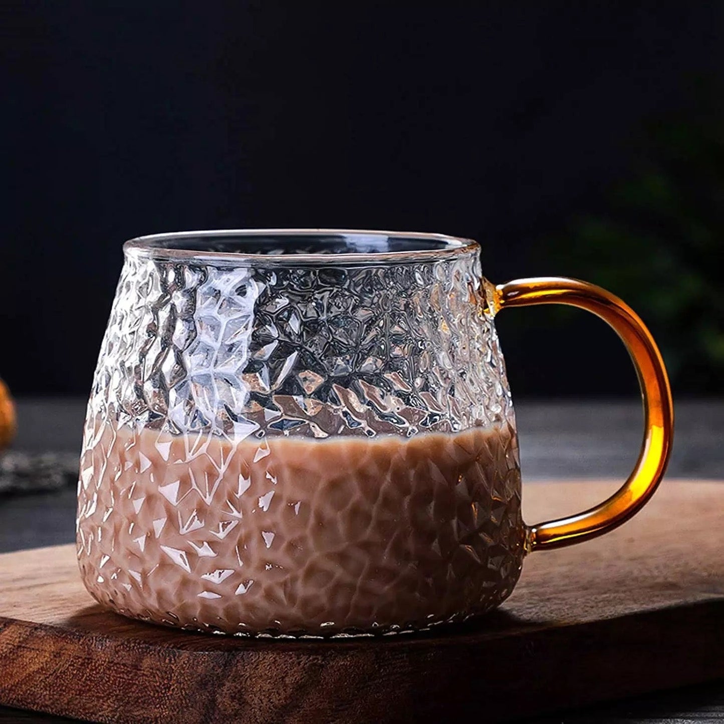 Intricate Glass Mug