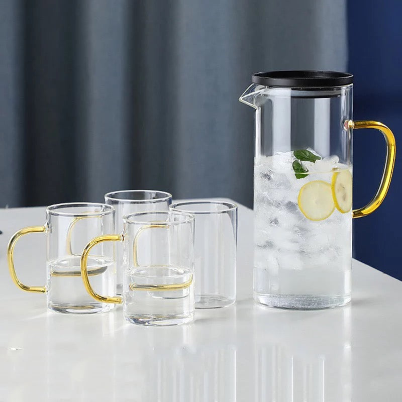 7-pc Classical Water Set-TRANSPARENT