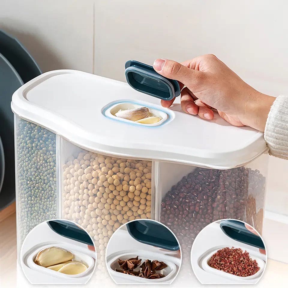 WALL MOUNTED GRAIN FOOD CONTAINER