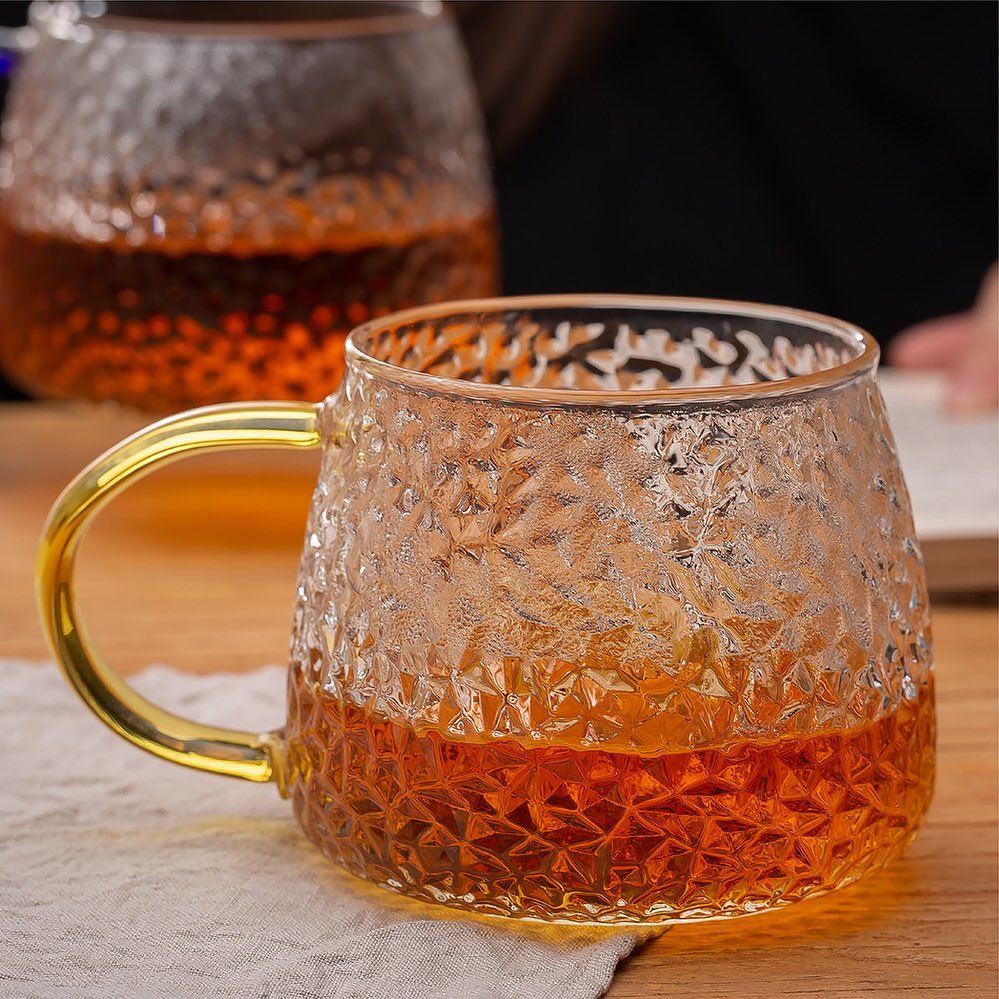 Intricate Glass Mug