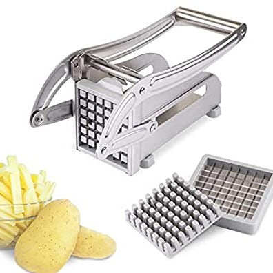 Stainless Steel Blades French Fries Potato Slicer Machine,Cucumber Slicer Machine, Home Kitchen Gift Slicer Machine