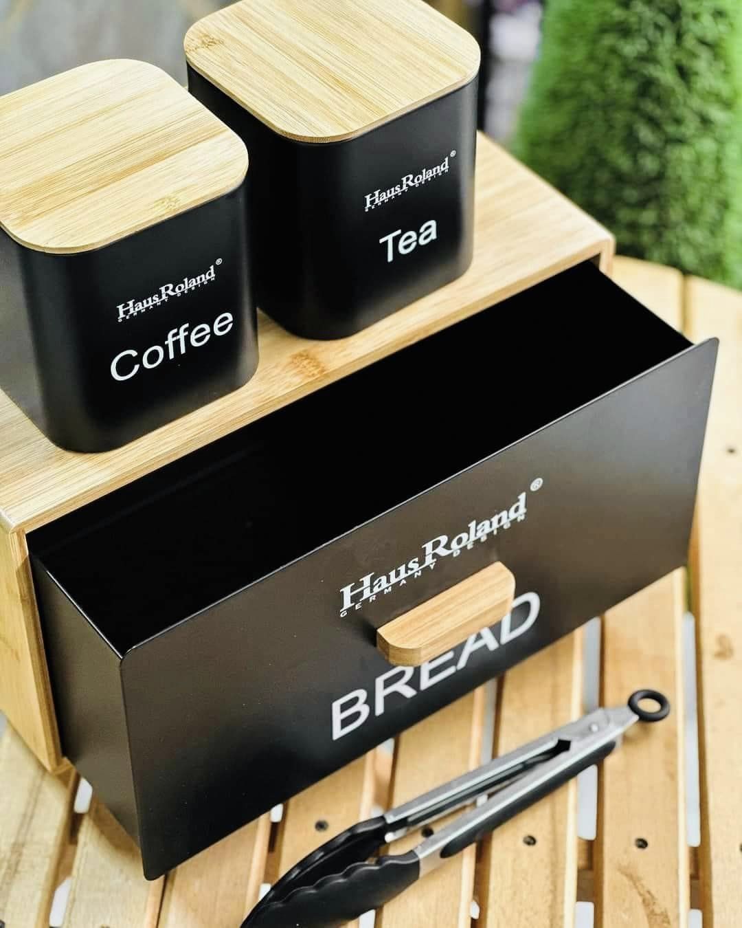 BREAD BOX 3PCS SET WOODEN