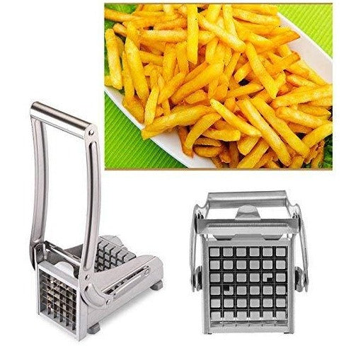 Stainless Steel Blades French Fries Potato Slicer Machine,Cucumber Slicer Machine, Home Kitchen Gift Slicer Machine