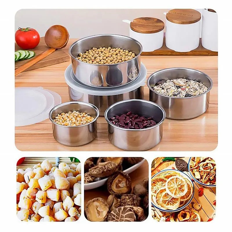 5 pcs Stainless Steel Bowl set