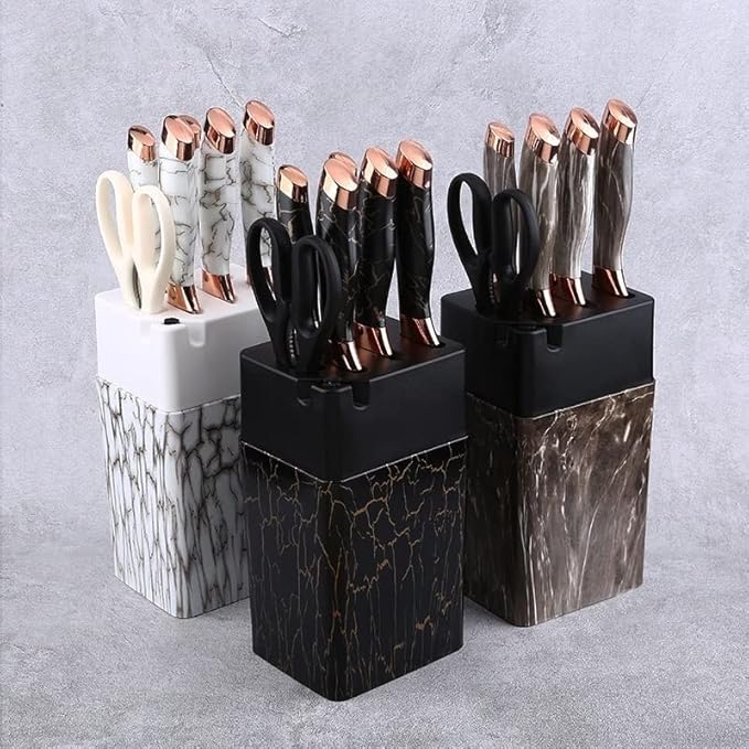 Kitchen Knife Sets, 7pcs Chef Knife Set Meat Cleaver Stainless Steel