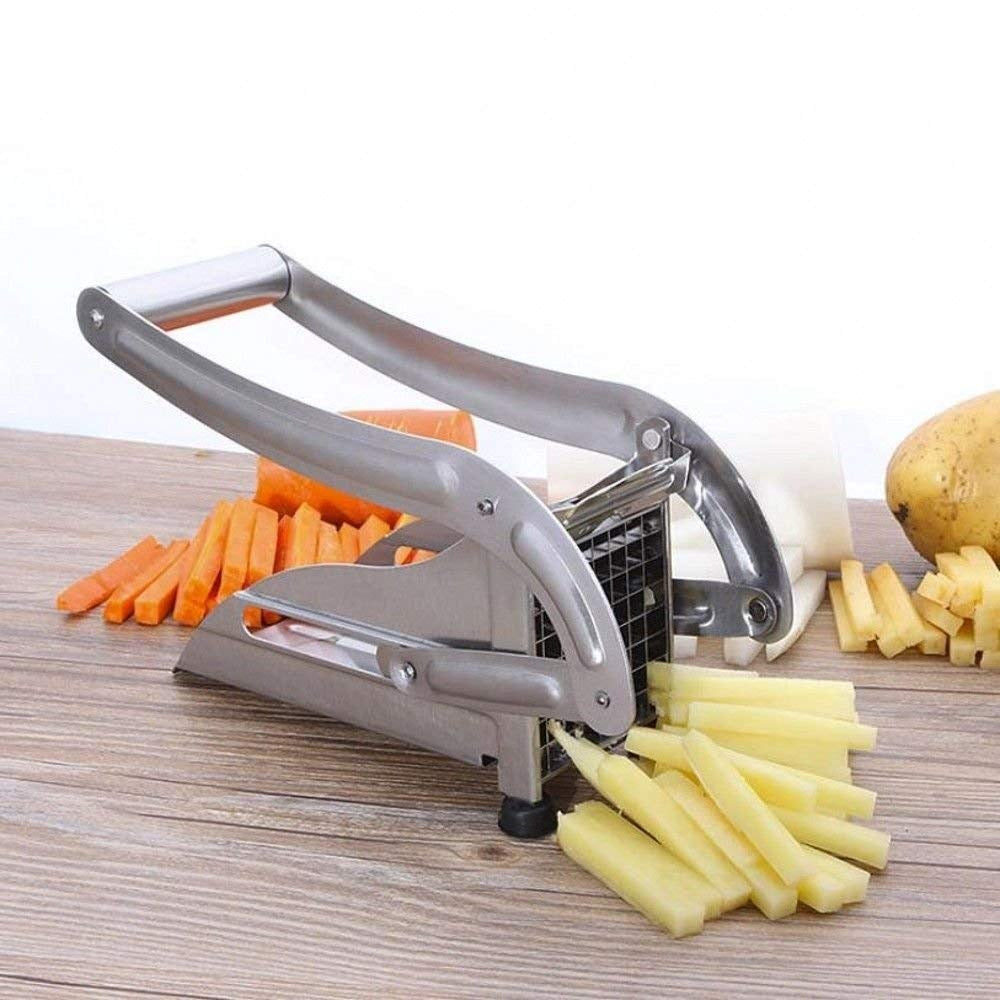 Stainless Steel Blades French Fries Potato Slicer Machine,Cucumber Slicer Machine, Home Kitchen Gift Slicer Machine