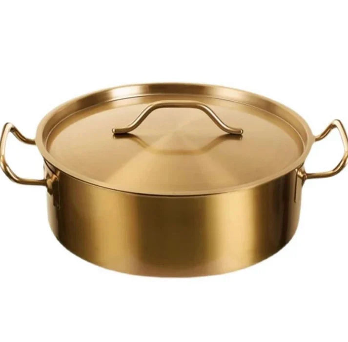 Luxury and Stylish Gold Serving Pots