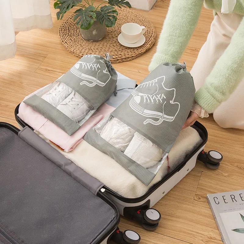 Portable Travel Shoe Bag Pack of 2/3/4