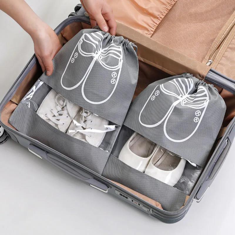 Portable Travel Shoe Bag Pack of 2/3/4