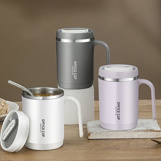 500ML insulated Stainless Steel Thermal Mug With Lid