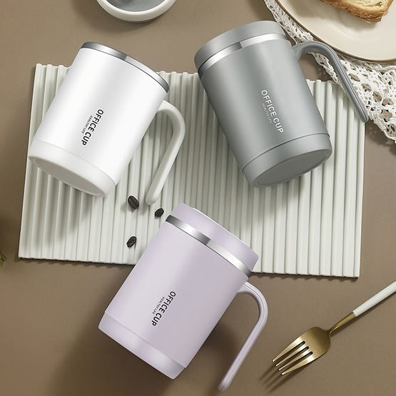 500ML insulated Stainless Steel Thermal Mug With Lid