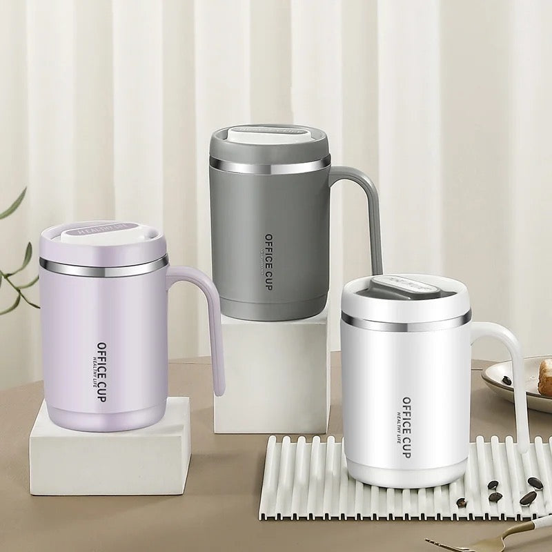 500ML insulated Stainless Steel Thermal Mug With Lid