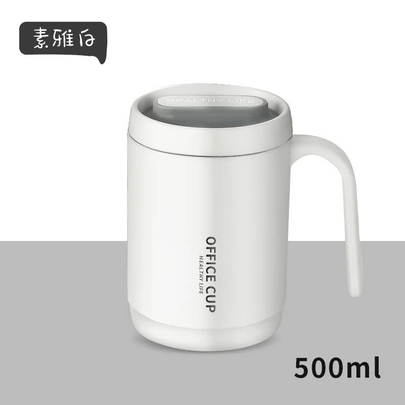 500ML insulated Stainless Steel Thermal Mug With Lid