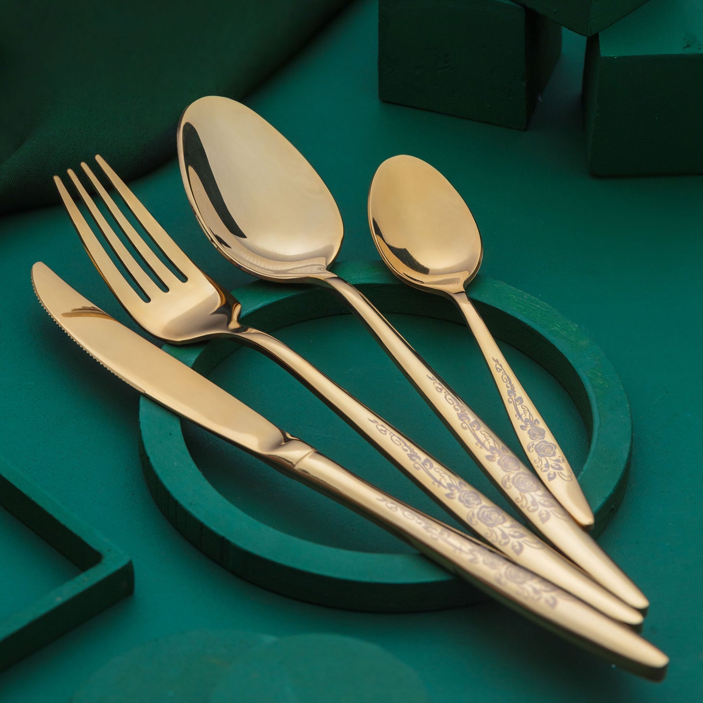 24 PCs Premium Steel Cutlery Set