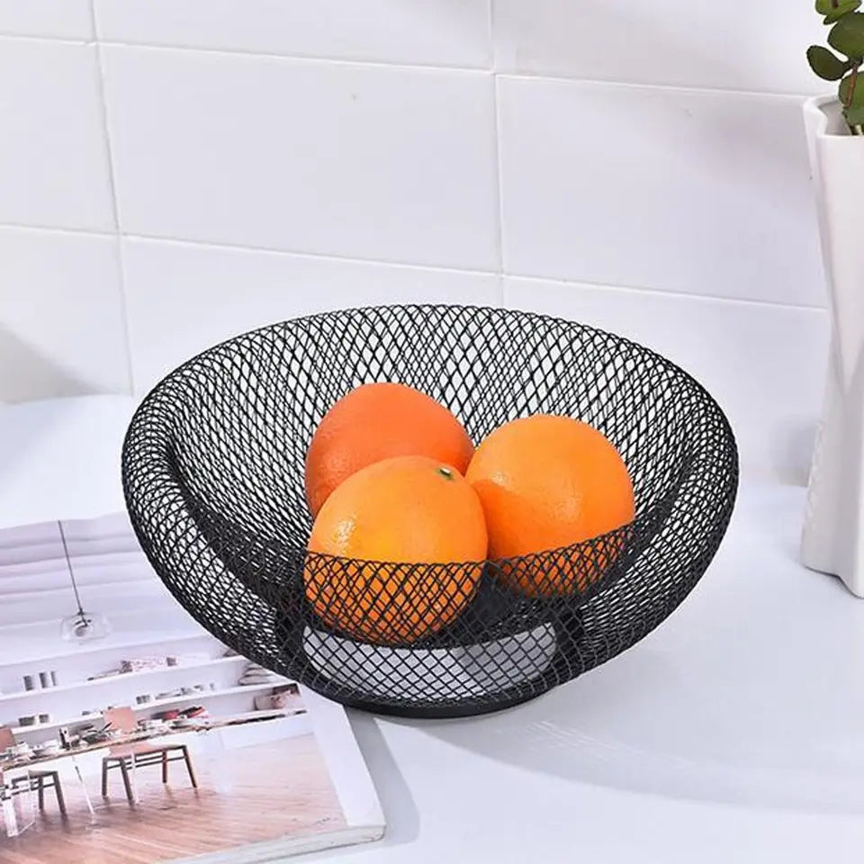 Metal Fruit basket double layer