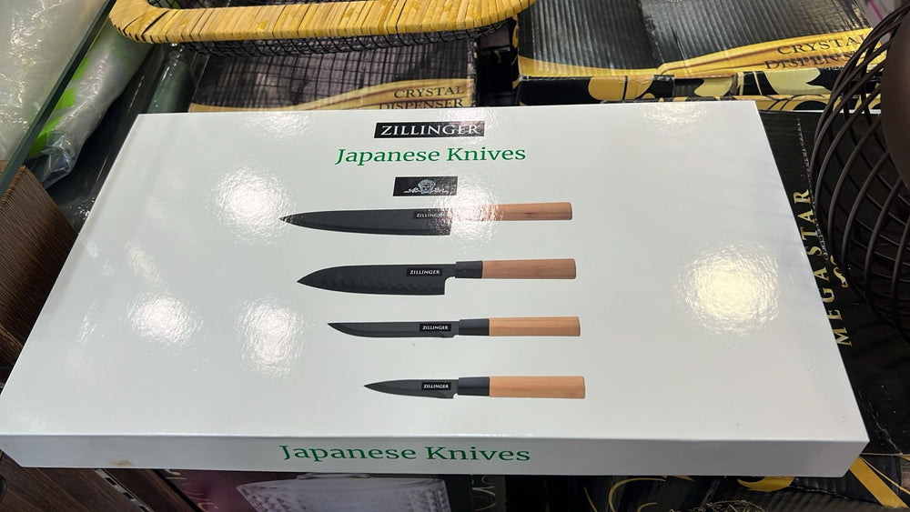 4Pcs Japanese Zillinger Knife Set