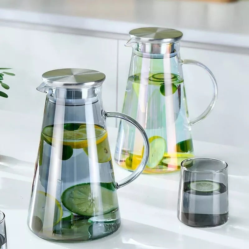 6 PCS Borosilicate Tumbler & Pitcher Set