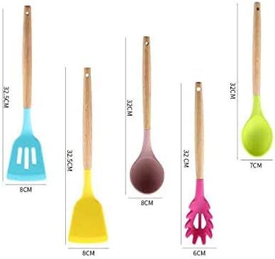 12Pcs Kitchen Cooking Utensils Set With Wooden Handle