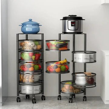 Premium Round Metal Trolley