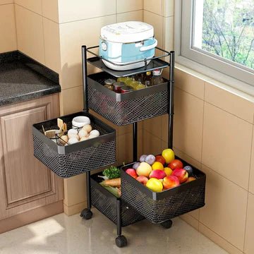 Premium Square Metal Trolley