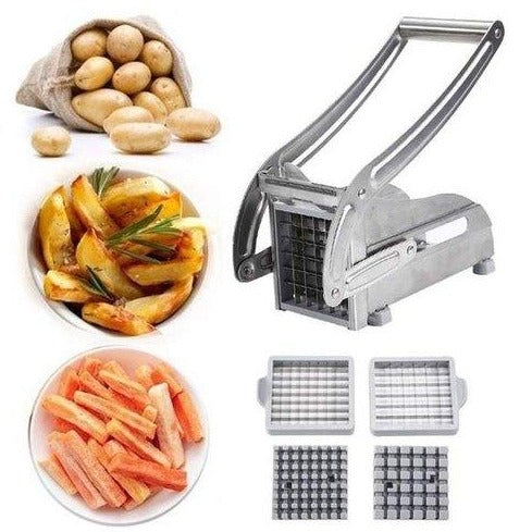 Stainless Steel Blades French Fries Potato Slicer Machine,Cucumber Slicer Machine, Home Kitchen Gift Slicer Machine