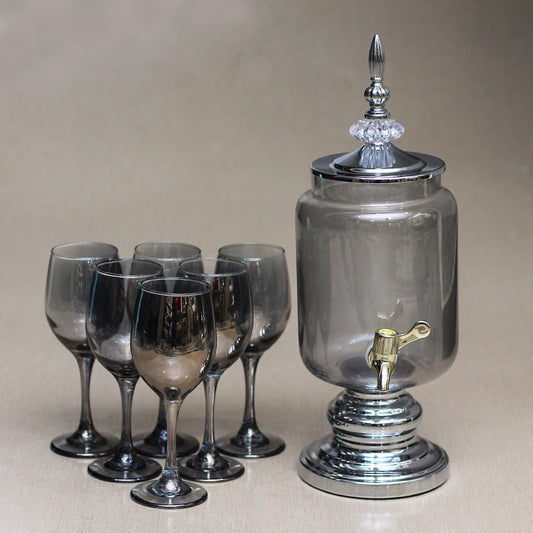 Turkish glass Gallon Drink Dispensers For Parties & wedding- water set